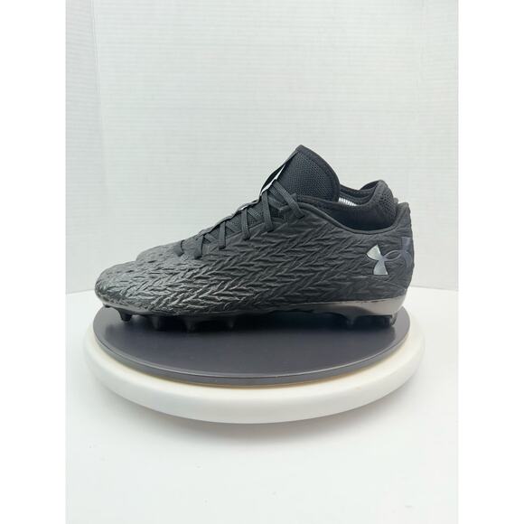 Under Armour Spotlight 4 MC Mens Size 12 Black Football Cleats 3027977-001 NEW